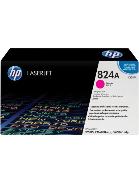 ÷ Tambor original hp cb387a magenta 824a 23.000 páginas