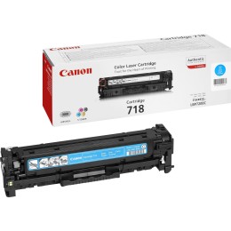 ÷ Tóner original canon crg-718c cian 2.900 páginas