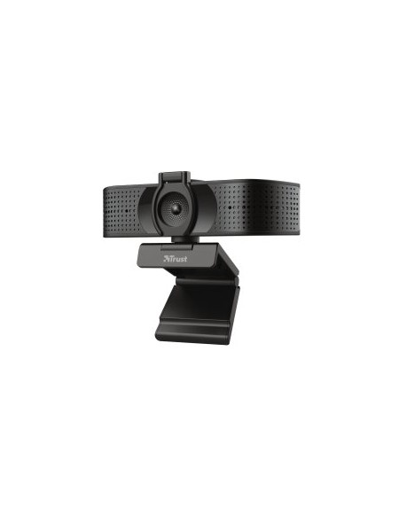 ÷ Webcam trust teza 4k uhd 3840x2160 30fps fov 74 grados autofocus privacidad negro