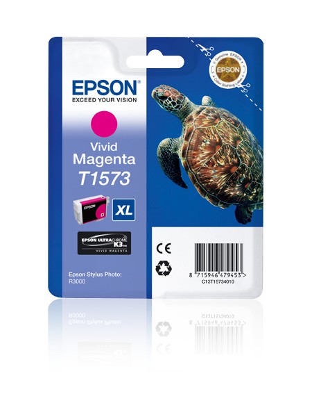 ÷ Tinta original epson t1573 magenta c13t15734010 25.9ml