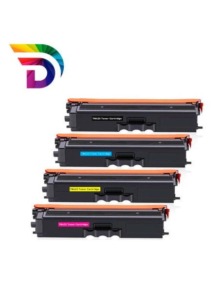 Toner compatible Dayma para BROTHER TN413/423/433/493 Magenta 4000 pag.