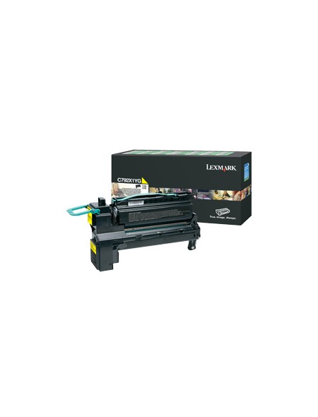÷ Tóner original lexmark c792 amarillo c792x1yg 20.000 páginas