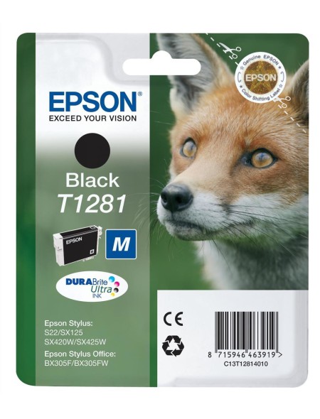 ÷ Tinta original epson t1281 negro c13t12814011 5.9ml