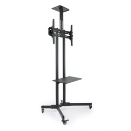 ÷ Soporte de suelo con ruedas tooq fs1470m-b para pantallas de 37