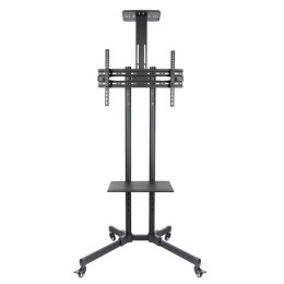 ÷ Soporte de suelo con ruedas tooq fs1470m-b para pantallas de 37