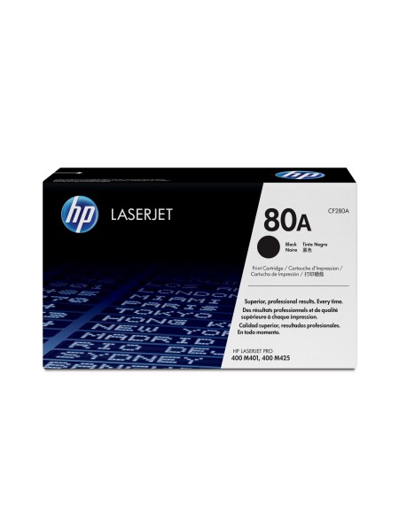 ÷ Tóner original hp cf280a negro 80a 2.560 páginas