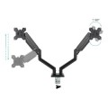 ÷ Soporte de mesa tooq db1434tnr-b 2 pantallas 13