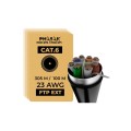 Bobina 305 metros Cat.6 FTP Exterior / Solido / AWG23 / Gris / PHR 670