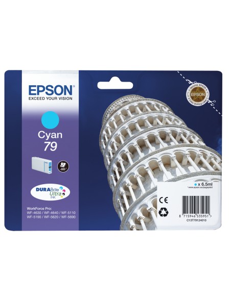 ÷ Tinta original epson t7912 cian c13t79124010 6.5ml