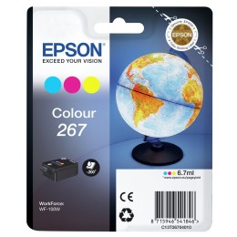 ÷ Tinta original epson t267 tricolor c13t26704010 6.7ml