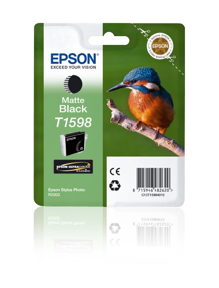 ÷ Tinta original epson t1598 negro mate c13t15984010 17ml