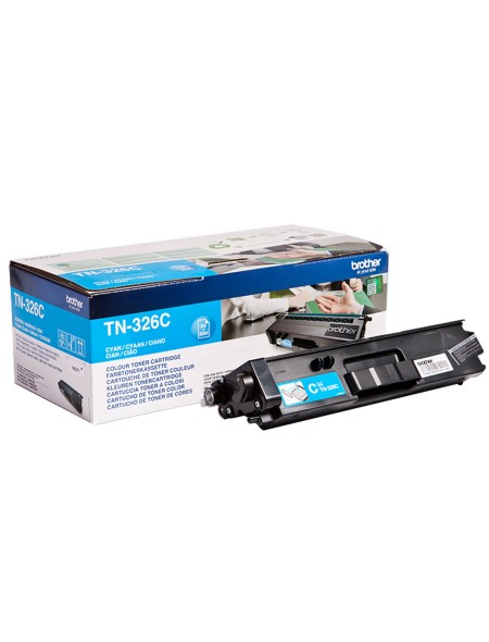 ÷ Tóner original brother tn326c cian 3.500 páginas