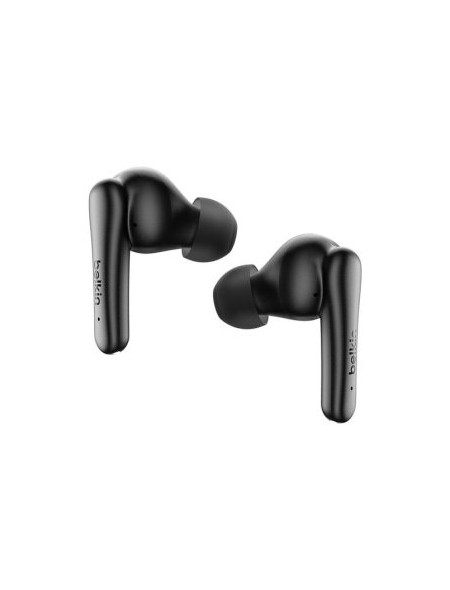 ÷ Auricular intrauditivo bluetooth belkin soundform rhythm anc negro 28h ipx5 multipunto 4mic usb-c