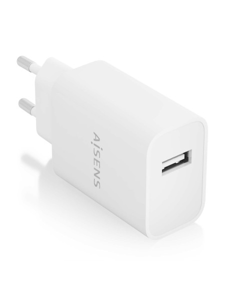 ÷ Aisens - cargador usb 10w alta eficiencia, 5v/2a, blanco