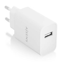 ÷ Aisens - cargador usb 10w alta eficiencia, 5v/2a, blanco