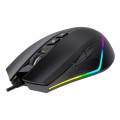 Raton Gaming Unykach Nova M244 / USB / 6400 Dpi / RGB / Negro / UK505451