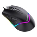 Raton Gaming Unykach Nova M244 / USB / 6400 Dpi / RGB / Negro / UK505451