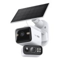 ÷ Camara exterior ip wifi tp-link tapo c645d 2k doble lente solar ip65 v. nocturna color 360 ia