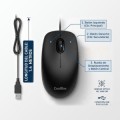 ÷ Mouse coolbox u01 cable usb-a 3 botones 1600 dpi color negro
