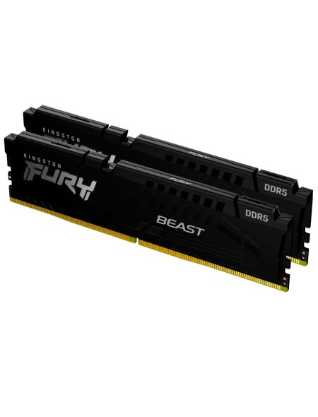Memoria Ram Kingston Fury Beast DIMM DDR5 32Gb (2x16Gb) 5200mhz / CL40 / KF552C40BBK2-32