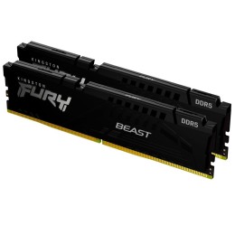 Memoria Ram Kingston Fury Beast DIMM DDR5 32Gb (2x16Gb) 5200mhz / CL40 / KF552C40BBK2-32