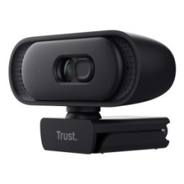÷ Webcam trust tomar 2k qhd 2560x1440 30fps fov 76 grados privacidad usb-a usb-c negro