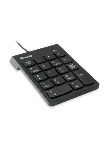 Teclado Numerico USB Equip / 18 Teclas / Negro / 245205