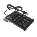 Teclado Numerico USB Equip / 18 Teclas / Negro / 245205