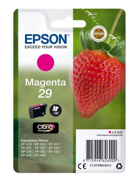 ÷ Tinta original epson t2983 magenta c13t29834012 3.2ml