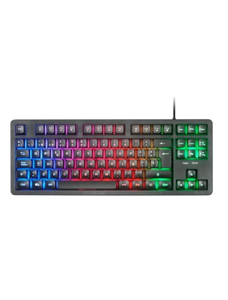 Teclado Gaming TKL MK023 Mars Gaming / Teclas H-MECH / FRGB LED / Anti-Ghosting / PS4-PS5-XBOX / Negro