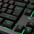 Teclado Gaming TKL MK023 Mars Gaming / Teclas H-MECH / FRGB LED / Anti-Ghosting / PS4-PS5-XBOX / Negro