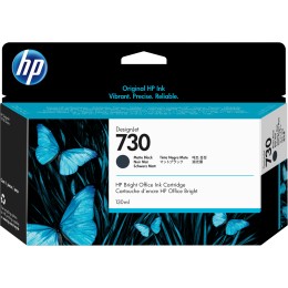 ÷ Tinta original hp n730 negro mate p2v65a 130ml