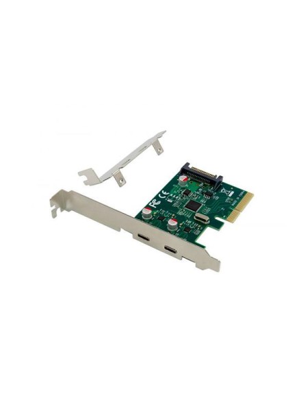 ÷ Controladora pcie conceptronic emrick07g pcie x4 2 puertos usb 3.2 gen2 (2xusb-c)