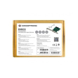 ÷ Controladora pcie conceptronic emrick07g pcie x4 2 puertos usb 3.2 gen2 (2xusb-c)