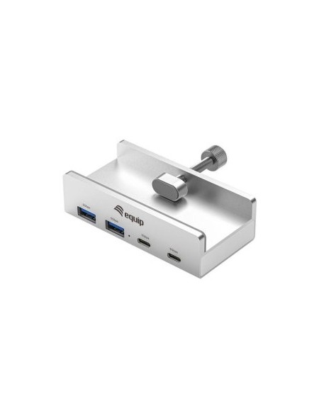 ÷ Hub usb-c equip 128967 a 2xusb-a 2xusb-c clip ajustable