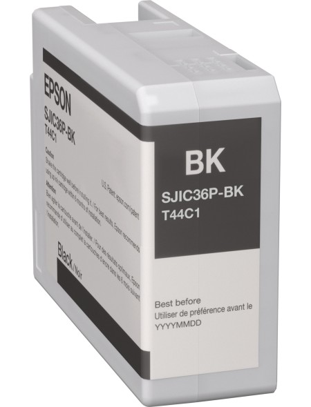 ÷ Tinta original epson sjic36p(k) negro c13t44c140 80ml