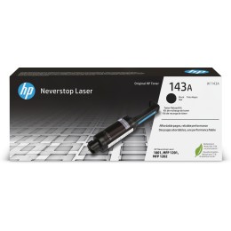 ÷ Kit de recarga original hp w1143a 143a negro 2.500 páginas