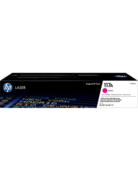 ÷ Tóner original hp w2073a 117a magenta 700 páginas