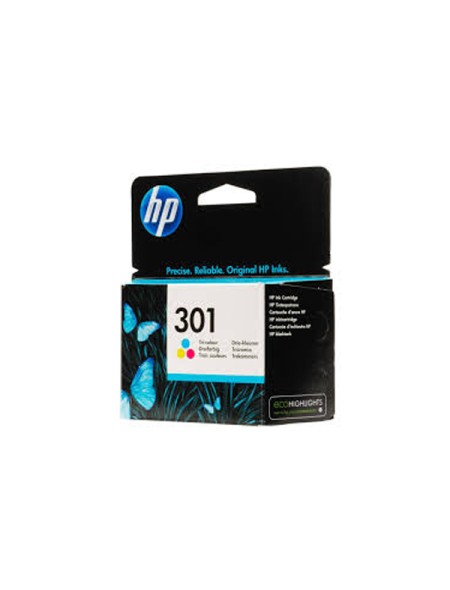 Tinta Original Hp n301 Color ch562ee / Caja rota