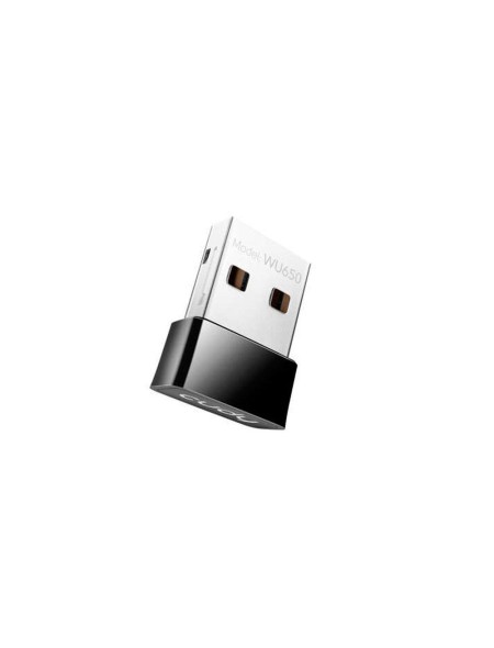 Adaptador Mini USB 2.0 Wifi DualBand Cudy WU650 / AC650 2.4Ghz / 5Ghz (433+200 Mbps)