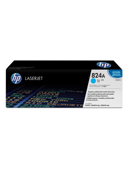 ÷ Tóner original hp cb381a cian 824a 21.000 páginas