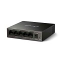 Switch 5p 10/100/1000 gigabit Mercusys / MS105GS / No gestionable / Carcasa Metalica