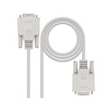 Cable serie rs232 db9 macho a db9 hembra 3m / Nanocable 10.14.0203
