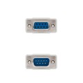 Cable serie rs232 db9 macho a db9 hembra 3m / Nanocable 10.14.0203