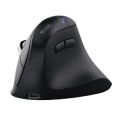 ÷ Mouse trust vyran wireless ergo 2400dpi 7 botones hyperscroll multidevice recargable usb-c negro