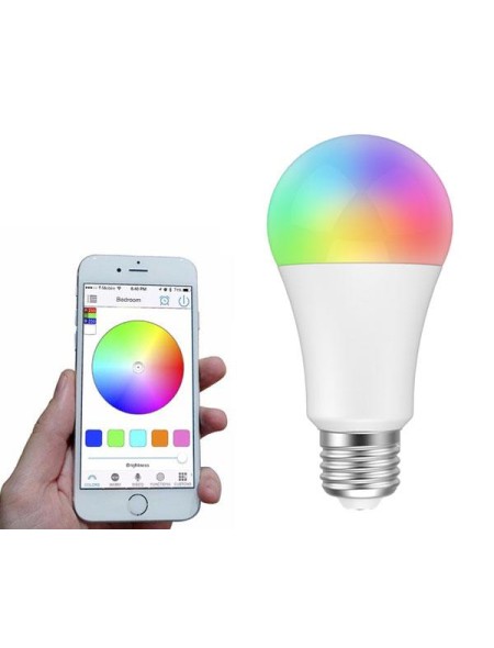 Bombilla wifi inteligente r4553 woox multicolor-blanco / e27 / 8w / 650 lumens regulable / a++