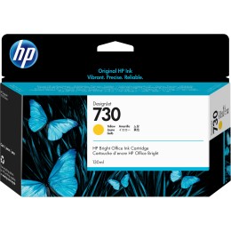 ÷ Tinta original hp n730 amarillo p2v64a 130ml