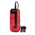 ÷ Radio analogica mini aiwa r-22rd am/fm hyperbass color rojo