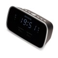 ÷ Radio despertador aiwa cru-19 black 2 puertos usb de carga 5v 2.4a