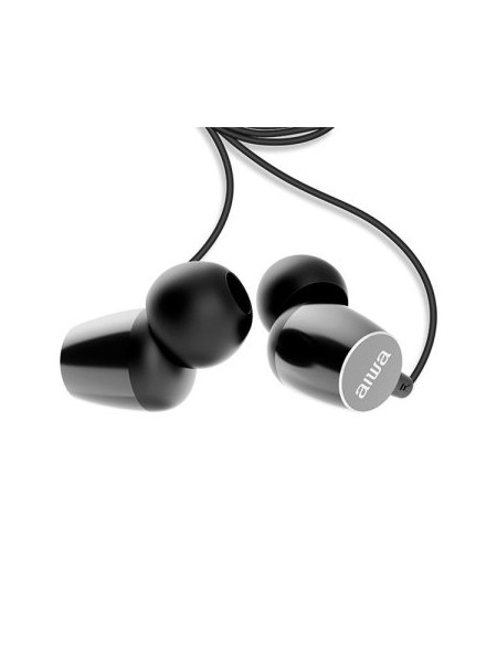 ÷ Auricular intrauditivo aiwa estm-30sl plata 3,5mm dreiver neodimio 10mm dinamico micro incorporado